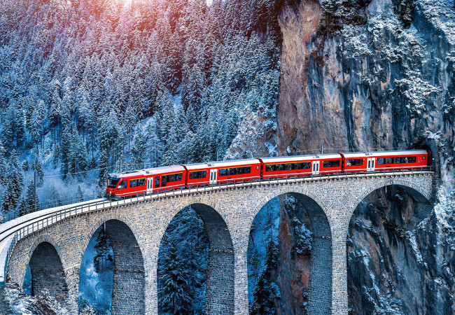 Пазл 2000 элементов "Мост в снежном царстве", ФРЕЯ