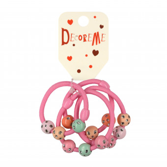 Набор резинок для волос, 4шт, BV/2-712/329 (12)