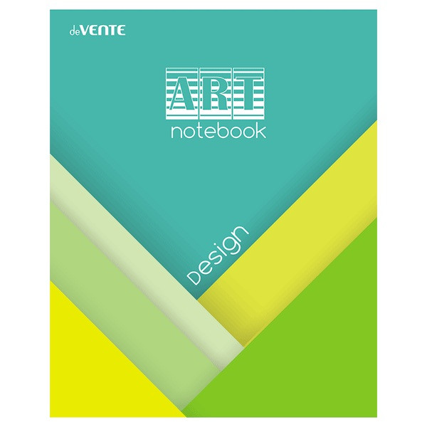 Тетрадь A4 96 листов "deVENTE. Style" блок офсет 55 г/м² в клетку, обложка целлюлозный картон 190 г/м² + ВД-лак, на скобе (5)