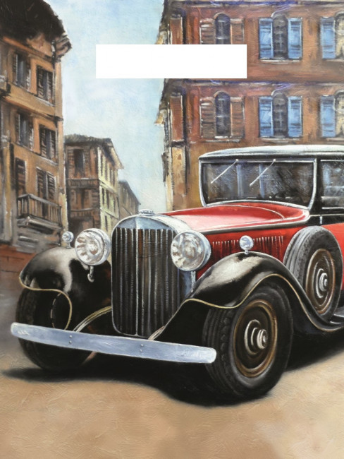 Пакет полиэтиленовый Ретро авто (36.5х48 см) ПКП-2913 (25)