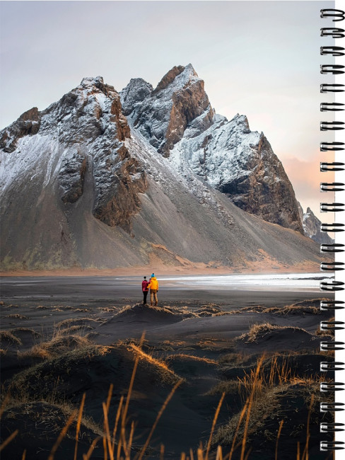 Записная книжка А5 80л клетка "Природа-6", 7БЦ, на гребне, Проф-Пресс/80-9077 (16)