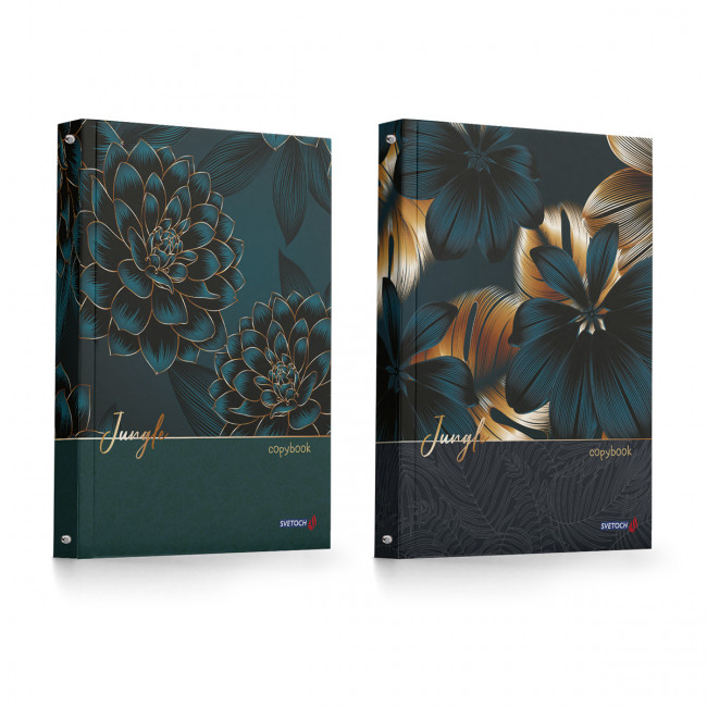 Тетрадь А5 120л клетка "Бархатная роскошь" на 4-х кольцах, Светоч/ТЕТ120-001 000657 (5)