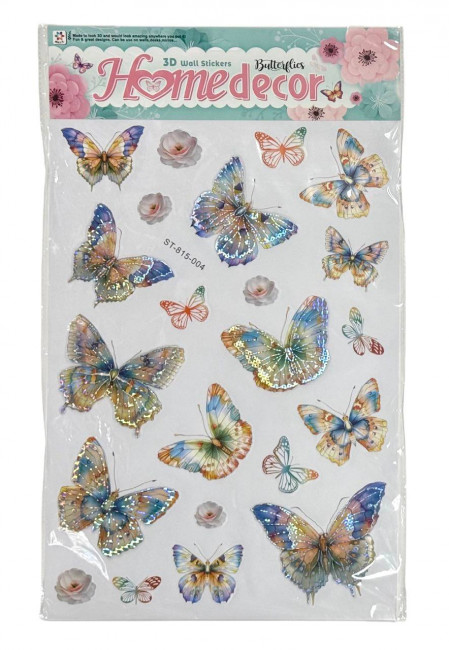 Наклейки декоративные "Бабочки", ST-815