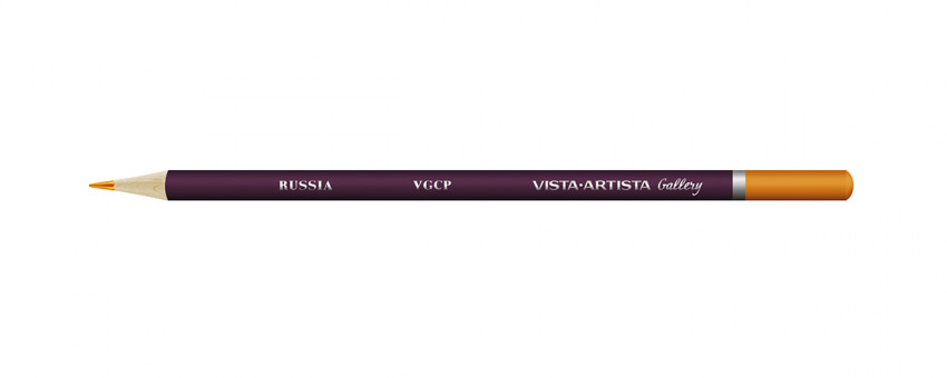Карандаш цветной художественный заточенный 706  сиена натуральная, Gallery VISTA-ARTISTA/VGCP 706 (6)