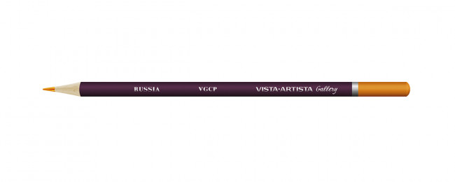Карандаш цветной художественный заточенный 706  сиена натуральная, Gallery VISTA-ARTISTA/VGCP 706 (6)