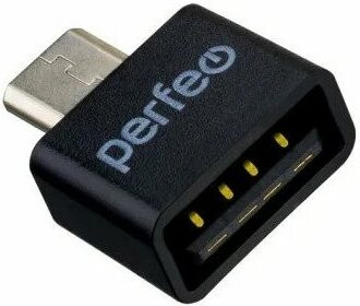 Адаптер USB/MicroUSB с OTG, черный, Perfeo/PF_B4995 Адаптер USB/MicroUSB с OTG, черный, Perfeo/PF_B4995