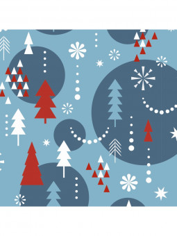 Упаковочная бумага 70*100см "Сказка в лесу", 10 л, MILAND/УБ-4317