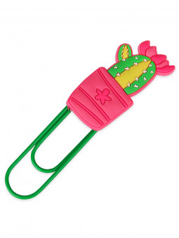 Закладка-скрепка Кактус с цветочками ЗК-5022 (12) Закладка-скрепка Кактус с цветочками ЗК-5022 (12)