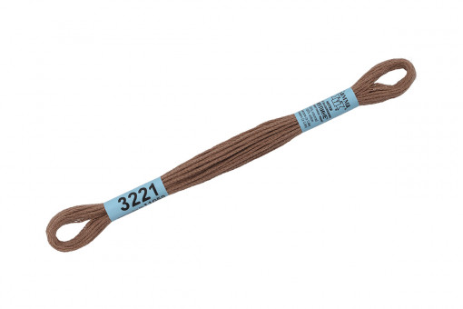 Нитки для вышивания "Gamma"    мулине  ( 3173-6115 )  100% хлопок     8 м №3221 т.т.бежевый