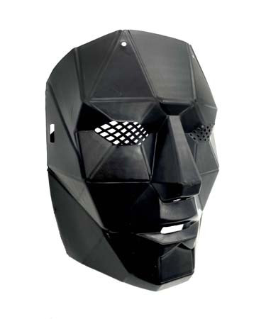 Маска "Ведущий" черная, с резинкой, пакет, Mazari