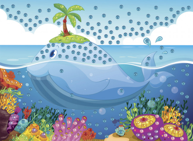 Мозаика 19.5 x 26.5см "Кит", Hobbius/MDS-05 №13 Мозаика 19.5 x 26.5см "Кит", Hobbius/MDS-05 №13