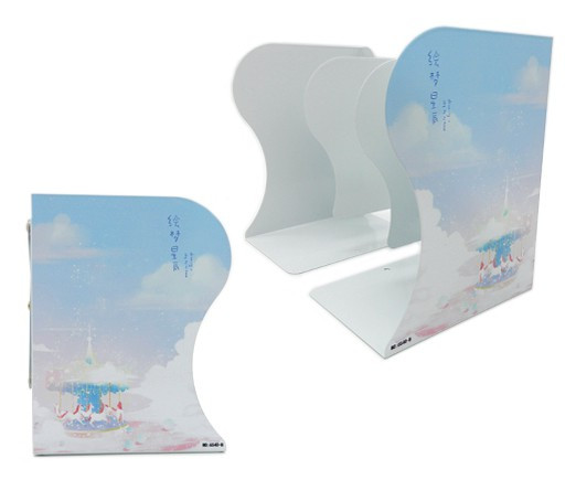 Подставка для книг - держатель на полку CO-64 "Карусель" металлическая, 19х15см, голубая, в к/кор №6540-В (1/1/24) Подставка для книг - держатель на полку CO-64 "Карусель" металлическая, 19х15см, голубая, в к/кор №6540-В (1/1/24)