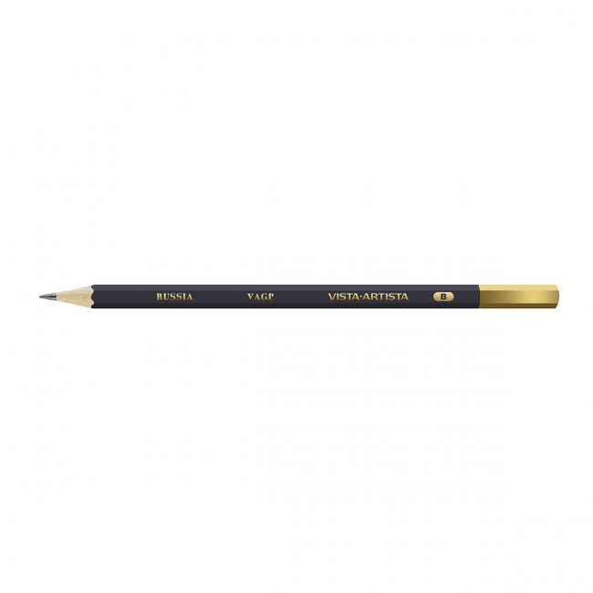 Чернографитный карандаш М (B), VISTA-ARTISTA/VAGP М (12)