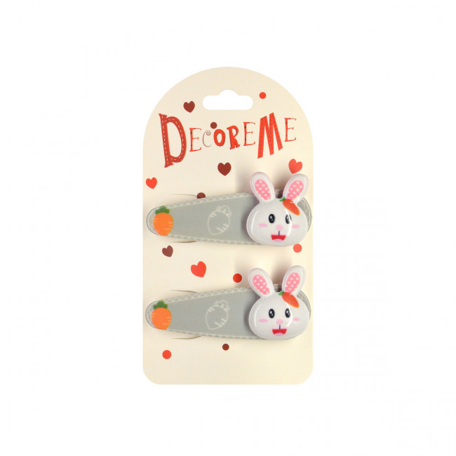 Набор заколок 5,5см для волос, 2шт, BV/2-719/90 (12)