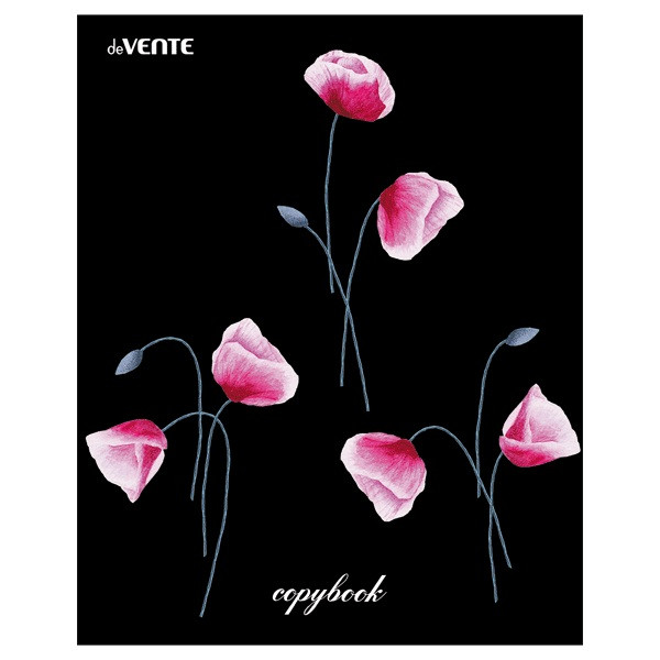 Тетрадь A4 96 листов "deVENTE. Маки" блок офсет 55 г/м² в клетку, обложка целлюлозный картон 190 г/м² + ВД-лак, на скобе (5) Тетрадь A4 96 листов "deVENTE. Маки" блок офсет 55 г/м² в клетку, обложка целлюлозный картон 190 г/м² + ВД-лак, на скобе (5)