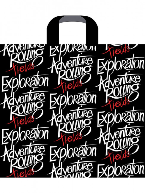 Пакет полиэтиленовый с петлевой ручкой "Приключения" (40*36 см) ПТЛ00940