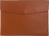 Папка -конверт А4 на кнопке WENZER OFFiCE, оранжевая, эко кожа