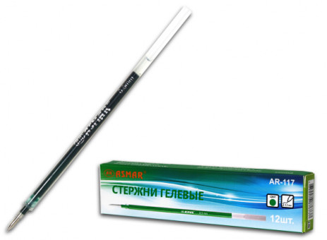 Стержень гелевый зеленый, Asmar (12) Стержень гелевый зеленый, Asmar (12)