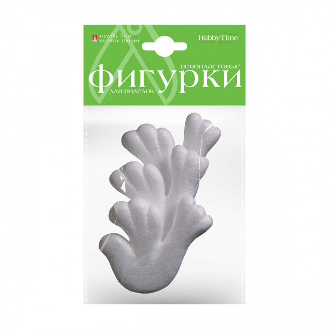 Пенопластовые фигурки 100мм "Голуби", 3шт, BV/2-208/15