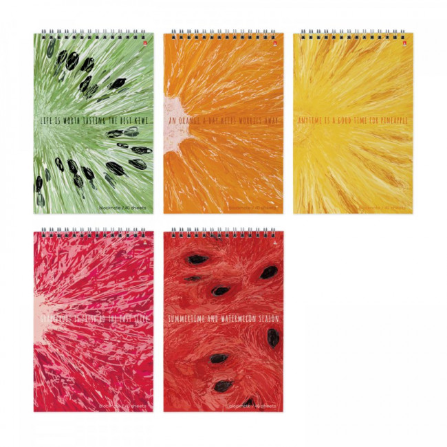 Блокнот А5 40л клетка "Exotic Fruits", 5 видов ассорти, BV/3-40-720 (50) Блокнот А5 40л клетка "Exotic Fruits", 5 видов ассорти, BV/3-40-720 (50)