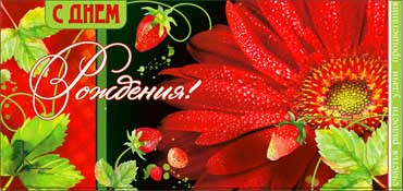 Конверт для денег  "С Днем Рождения" 90-269 (10)