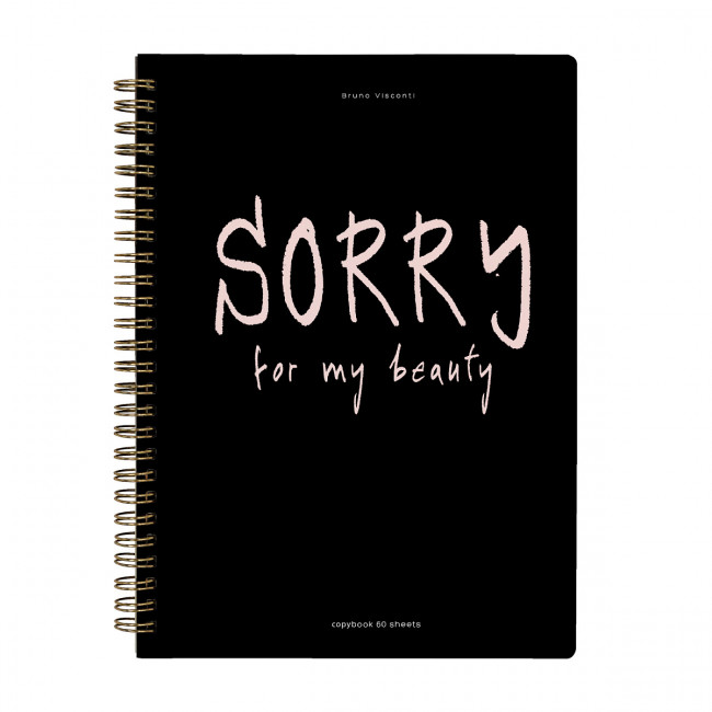 Тетрадь В5 60л клетка на гребне "Sorry", BV/7-60-007/04 (40) Тетрадь В5 60л клетка на гребне "Sorry", BV/7-60-007/04 (40)