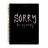 Тетрадь В5 60л клетка на гребне "Sorry", BV/7-60-007/04 (40) Тетрадь В5 60л клетка на гребне "Sorry", BV/7-60-007/04 (40)