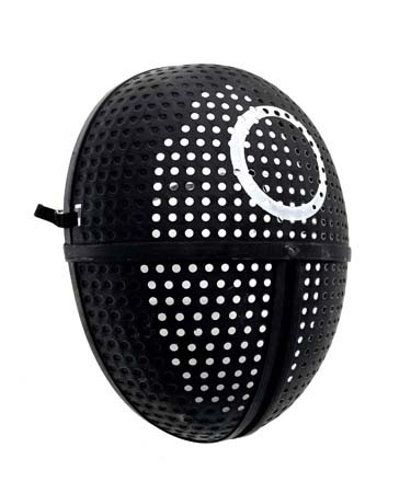 Маска "Круг" черная, с резинкой, пакет, Mazari