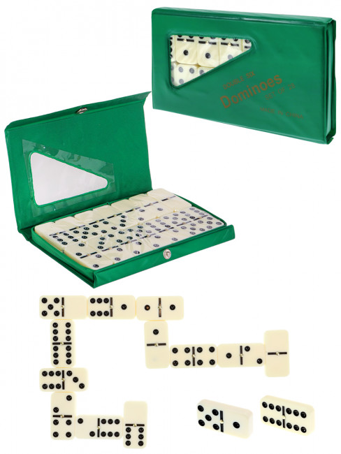 Настольная игра "Домино пластиковое" в пластиковой зеленой коробке18*11*1.8 см 28 шт, Рыжий Кот/P00066 Настольная игра "Домино пластиковое" в пластиковой зеленой коробке18*11*1.8 см 28 шт, Рыжий Кот/P00066