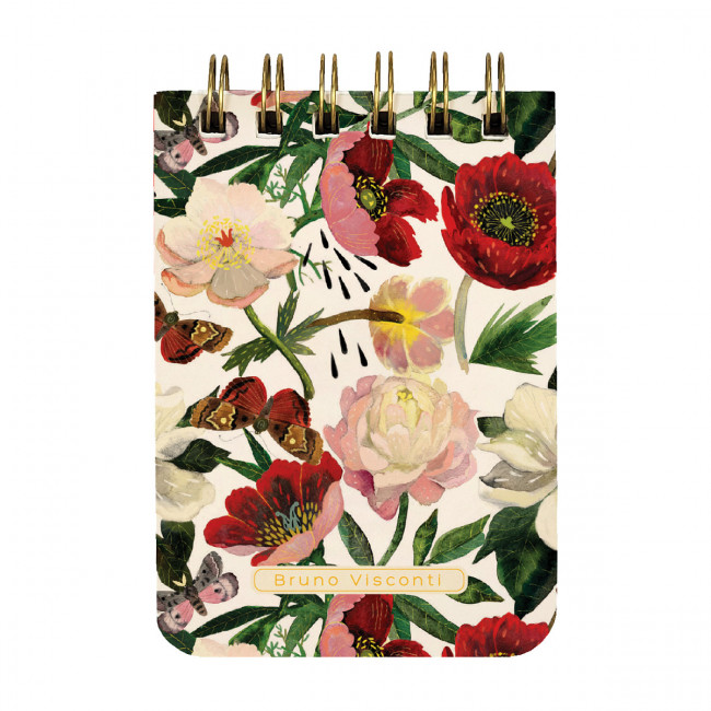 Блокнот А7 100л линия "Cute journal. Пионы", на гребне, BV/3-100-009/05 (20)