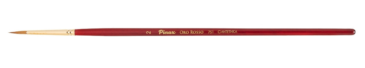 Кисть круглая №2 "Oro Rosso" синтетика, Pinax/751002