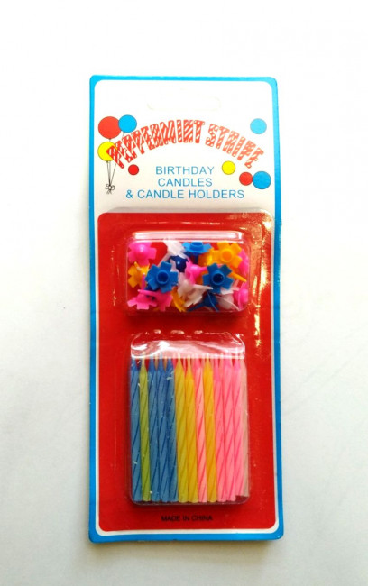 СВЕЧИ  тонкие 24шт (24/288/576 )