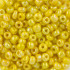 Бисер "ASMAR" размер №6, вес: 450 г, жёлтый перламутровый