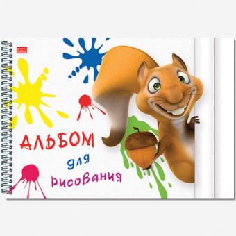 Альбом А4 40л "КУ - КУ" гребень, Полином/2410 (20)