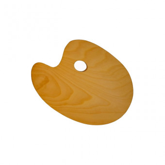 Палитра 20*28*0,3см овальная малая, 75-701 Палитра 20*28*0,3см овальная малая, 75-701