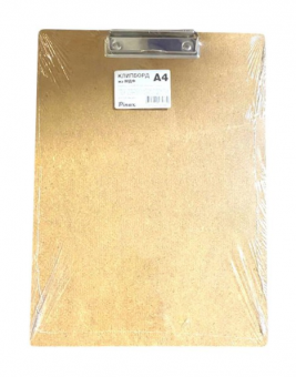 Клипборд А4 вертикальный, из МДФ, 1 зажим, Pinax/DP-A4-V1