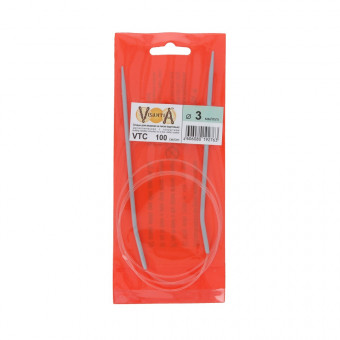 Спицы  Visantia круговые   VTC   алюминий  d 3.0 мм  100 см  1 шт со спец.покрытием VTC