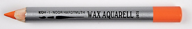 Карандаш восковой акварельный, апельсиновый, Wax aquarell Koh-I-Noor/8280126002KS (4)