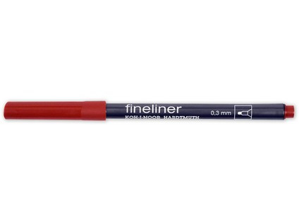 Линер 0,3мм "Fineliner", оранжево-коричневый, Koh-I-Noor/7770211701KS (12)
