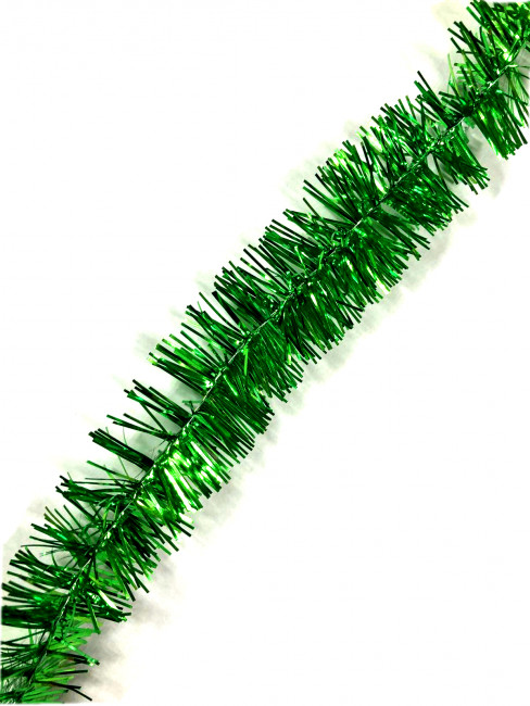 Новогоднее украшение мишура зеленая "Новогоднее волшебство" длина 2 м, д 5см НУ-6507 Новогоднее украшение мишура зеленая "Новогоднее волшебство" длина 2 м, д 5см НУ-6507