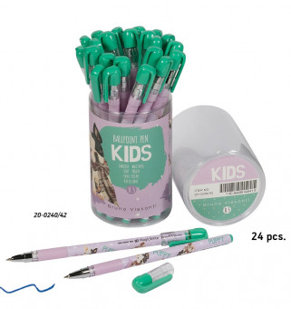 Ручка шариковая 0,5мм синяя "MagicWrite. Бульдог", BV/20-0240/42 (24)