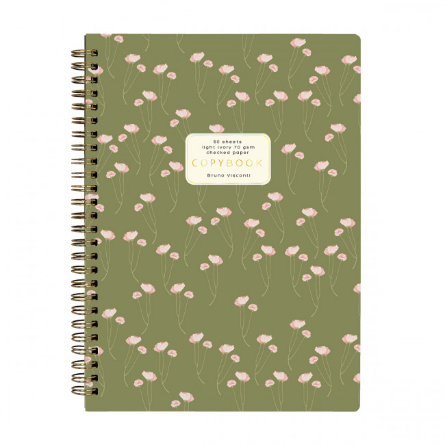 Тетрадь В5 60л клетка на гребне "Маки на зеленом", BV/7-60-007/03 (40) Тетрадь В5 60л клетка на гребне "Маки на зеленом", BV/7-60-007/03 (40)