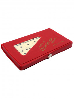 Настольная игра "Домино пластиковое" в пластиковой красной коробке 28 шт, Рыжий Кот/P00065