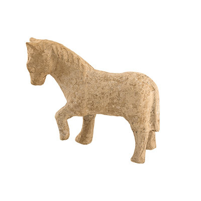 Заготовка 13,5 х 3,5 х 11,5см "Лошадь" из папье-маше, для декорирования, Love2art/PAM-064