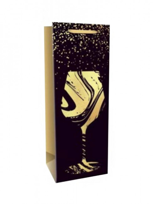 Пакет 12*35*10см "Бокал с игристым", под бутылку, MILAND/ПКП-7921 (12) Пакет 12*35*10см "Бокал с игристым", под бутылку, MILAND/ПКП-7921 (12)