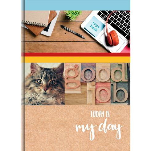 Тетрадь для записей А4 скоба 80л. одна линия "Хорошая работа" выборочный лак BG (18/3) Тетрадь для записей А4 скоба 80л. одна линия "Хорошая работа" выборочный лак BG (18/3)