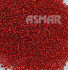 Бисер "ASMAR" размер №12, вес: 450 г, красный, внутреннее серебрение Бисер "ASMAR" размер №12, вес: 450 г, красный, внутреннее серебрение
