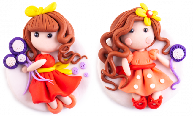 Полимерная глина.Магниты "Милые куклы" LORI/Пг-005 (12) Полимерная глина.Магниты "Милые куклы" LORI/Пг-005 (12)