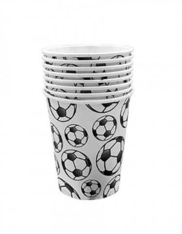 Бумажные стаканы Футбол, 250 мл, 6 шт ФЛ-2799