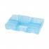 Контейнер 9 x 6 x 1.8см пластик, голубой\прозрачный, Gamma/T-178 Контейнер 9 x 6 x 1.8см пластик, голубой\прозрачный, Gamma/T-178